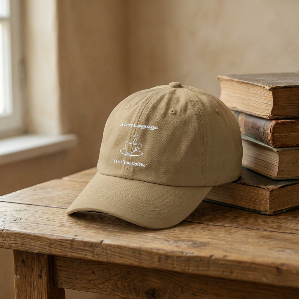 A Love Language Embroidered Dad Cap