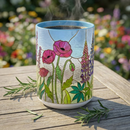 Wildflower Stained Glass Mug