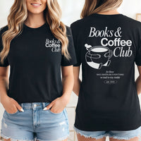 Books & Coffee Club Personalisable Premium T-Shirt