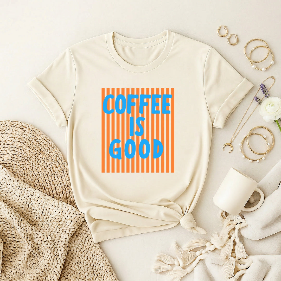 Retro Coffee Is Good Premium T-Shirt