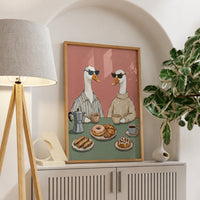 Goose Coffee Date Poster
