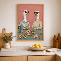 Goose Coffee Date Poster