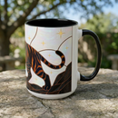 Midnight Tiger Stained Glass Style Mug