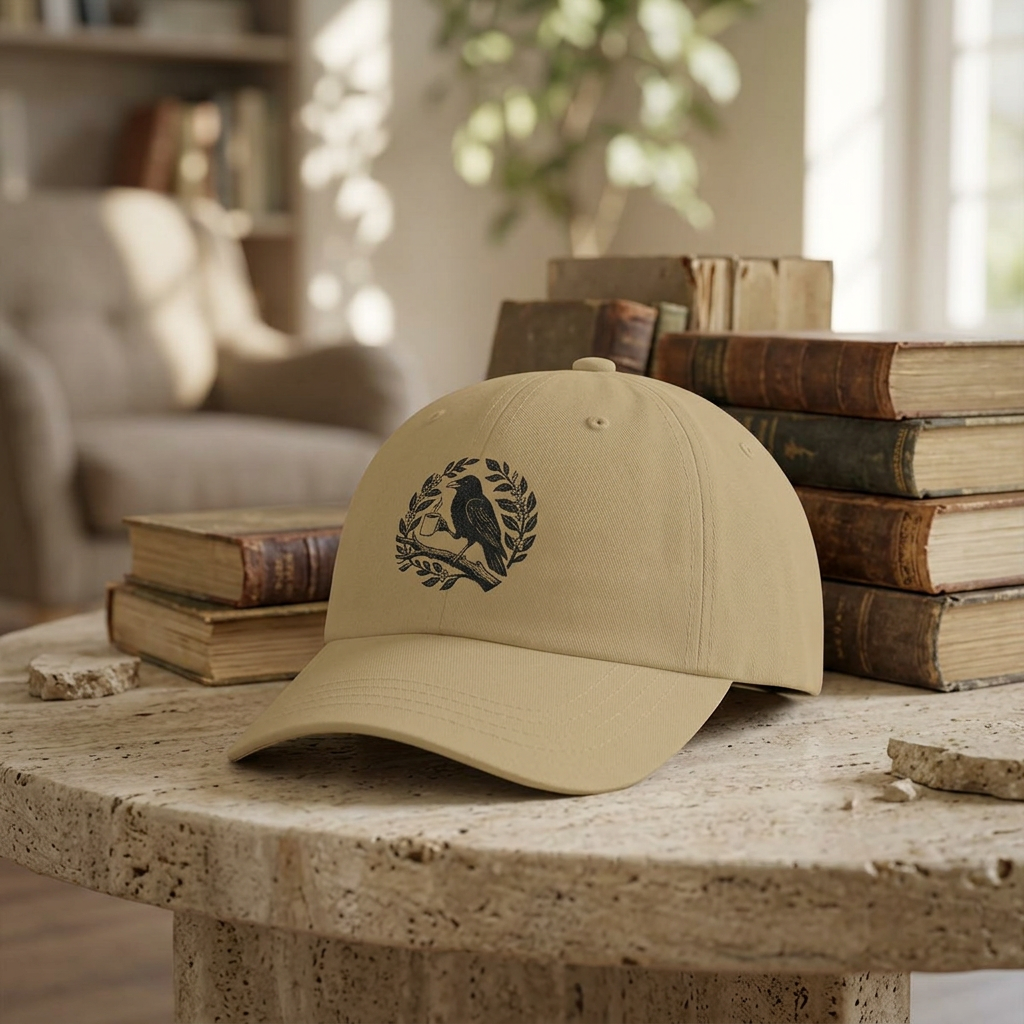 Caffeinated Crow Dad Cap