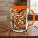 Amber Lion Stained Glass Style Mug