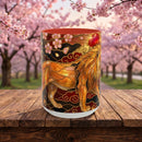 Sakura Lion Stained Glass Style Mug