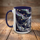 Celestial Lion Stained Glass Style Mug