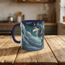 Storm Wolf Stained Glass Style Mug