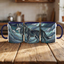 Storm Wolf Stained Glass Style Mug