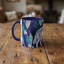 Crystal Wolf Stained Glass Style Mug