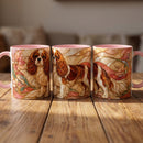 Blossom Cavalier King Charles Spaniel Stained Glass Style Mug