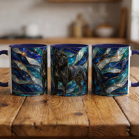 Celestial Cane Corso Stained Glass Style Mug