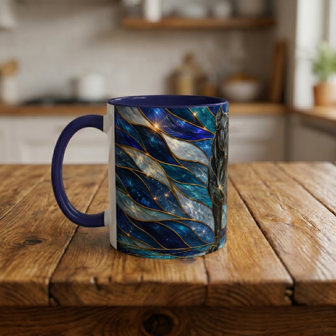 Celestial Cane Corso Stained Glass Style Mug