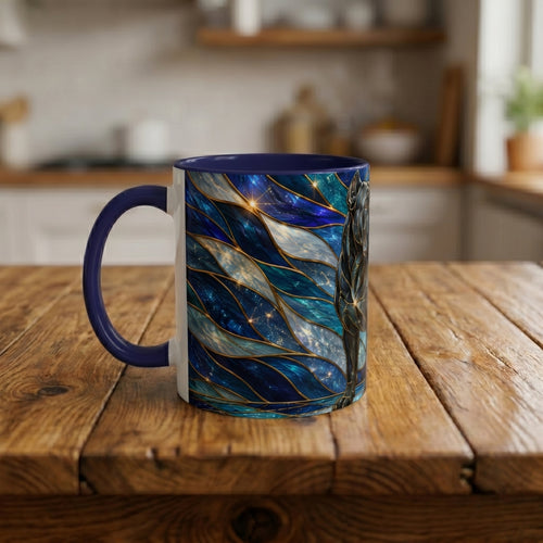 Celestial Cane Corso Stained Glass Style Mug