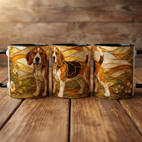 Blossom Beagle Stained Glass Style Mug