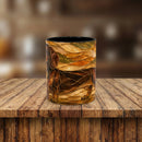 Golden Dachshund Stained Glass Style Mug