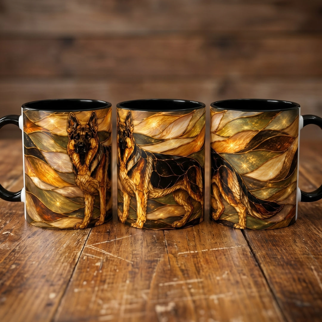 Dog Stained Glass Mug Collection