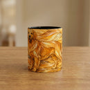 Golden Glow Golden Retriever Stained Glass Style Mug