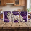 Amethyst Great Pyrenees Stained Glass Style Mug