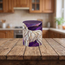 Amethyst Great Pyrenees Stained Glass Style Mug