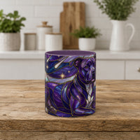 Cosmic Glow Staffy Stained Glass Style Mug