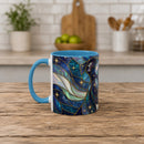 Celestial Staffy Stained Glass Style Mug