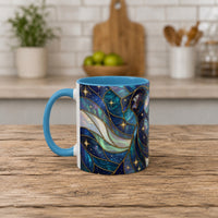 Celestial Staffy Stained Glass Style Mug
