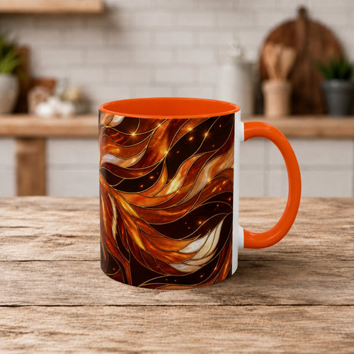 Ember Fox Stained Glass Style Mug