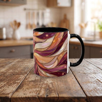 Rose Glow Hummingbird Stained Glass Style Mug