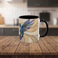 Harmony Hummingbird Stained Glass Style Mug