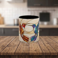 Harmony Hummingbird Stained Glass Style Mug