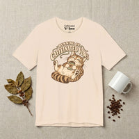 Caffeinated Vibes Cat Premium T-shirt