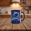 Wolf Kiss Stained Glass Style Mug