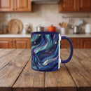 Aurora Howl Wolf Stained Glass Style Mug