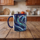 Aurora Howl Wolf Stained Glass Style Mug