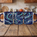 Aurora Howl Wolf Stained Glass Style Mug
