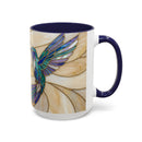 Harmony Hummingbird Stained Glass Style Mug