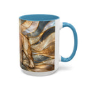 Regal Bulldog Stained Glass Style Mug
