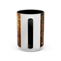 Sakura Peacock Stained Glass Style Mug