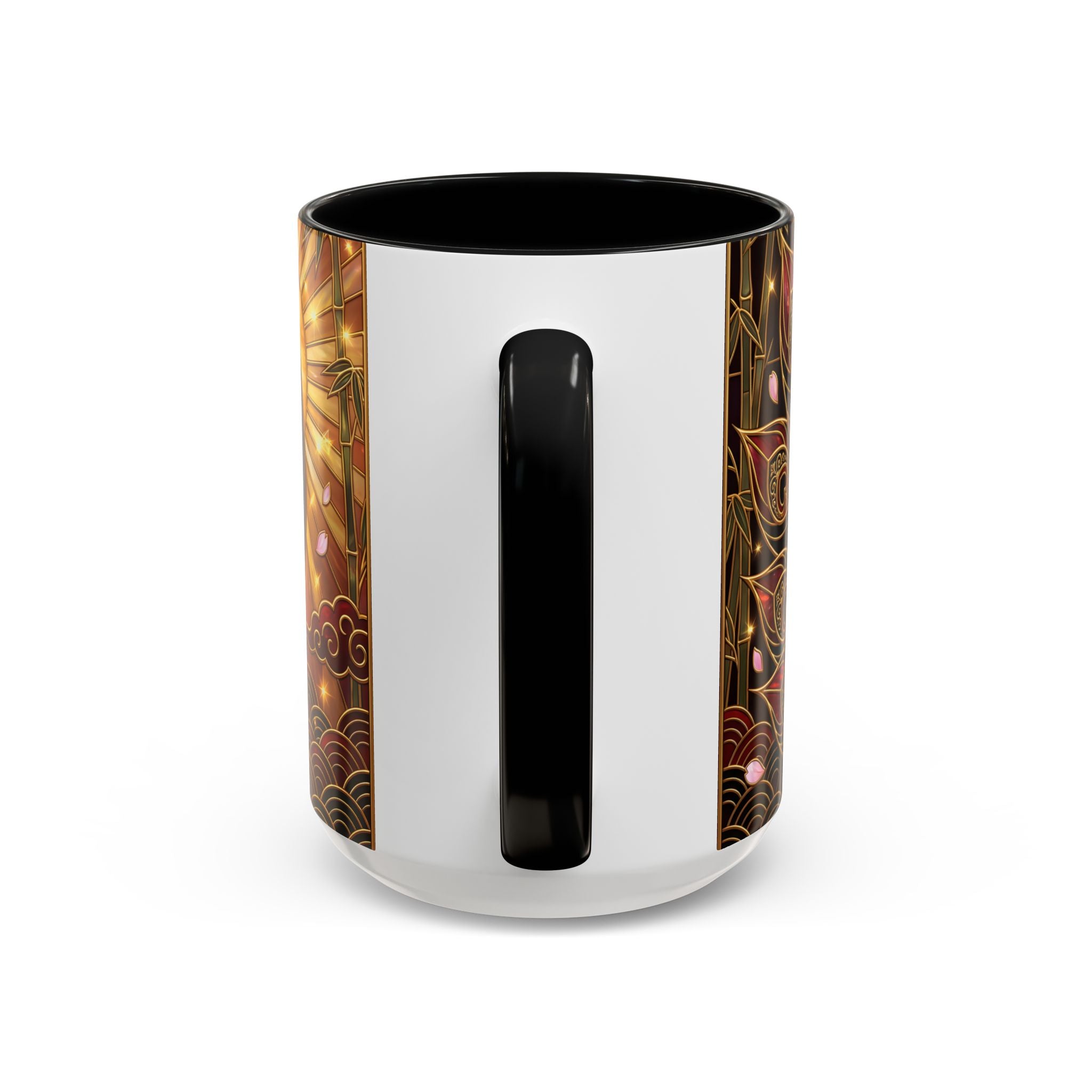 Sakura Peacock Stained Glass Style Mug