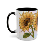 Sunflower Stained Glass Mug