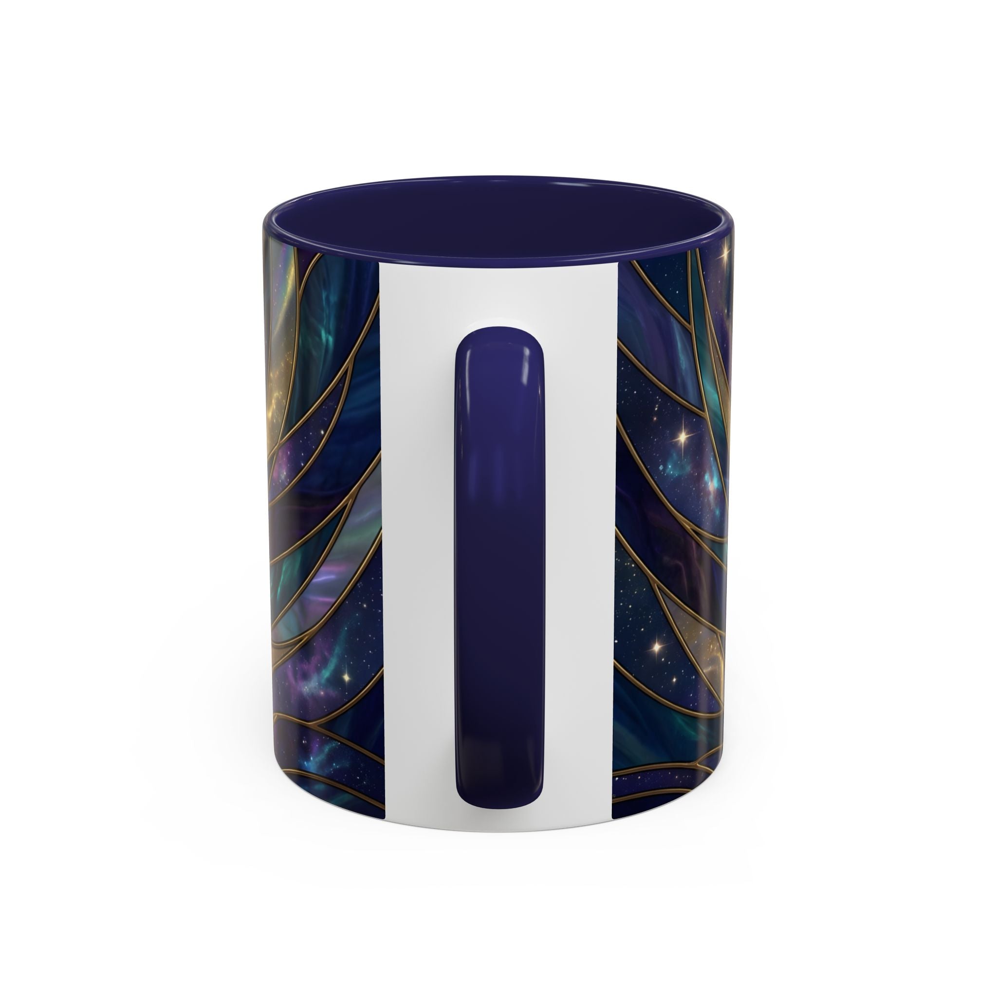 Moonlit Staffordshire Bull Terrier Stained Glass Style Mug