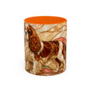 Blossom Cavalier King Charles Spaniel Stained Glass Style Mug