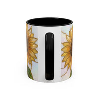 Sunflower Stained Glass Mug
