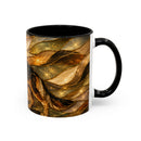 Golden German Shepherd Stained Glass Style Mug