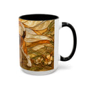 Blossom Beagle Stained Glass Style Mug