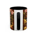 Sakura Lion Stained Glass Style Mug
