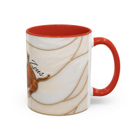 Custom Dog Portrait Stained Glass Style Mug