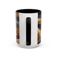 Nightscape Wolf Moon Stained Glass Style Mug