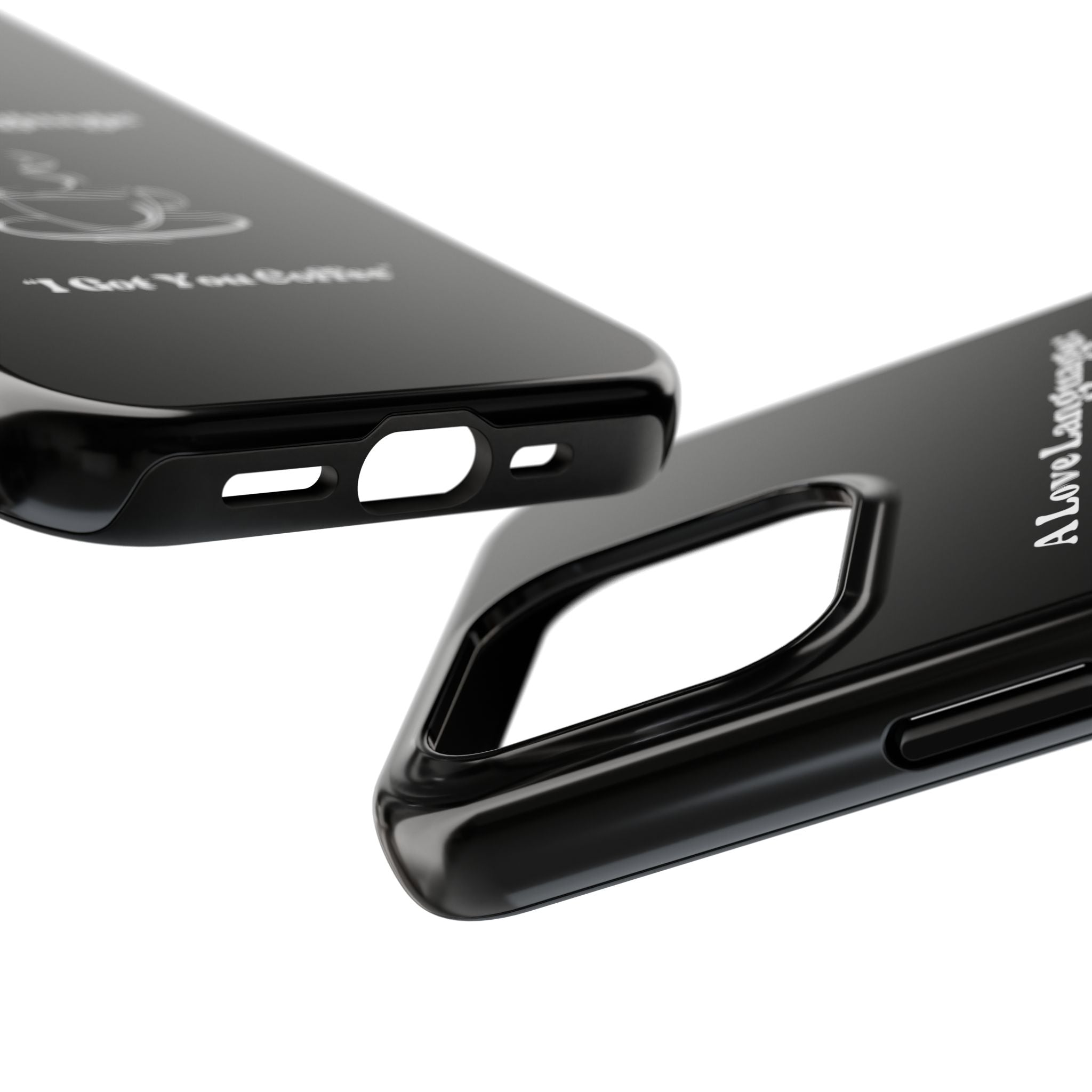 A Love Language Black Phone Case